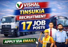 Vishal Commercial World Recruitment 2026 – 17 Posts Available