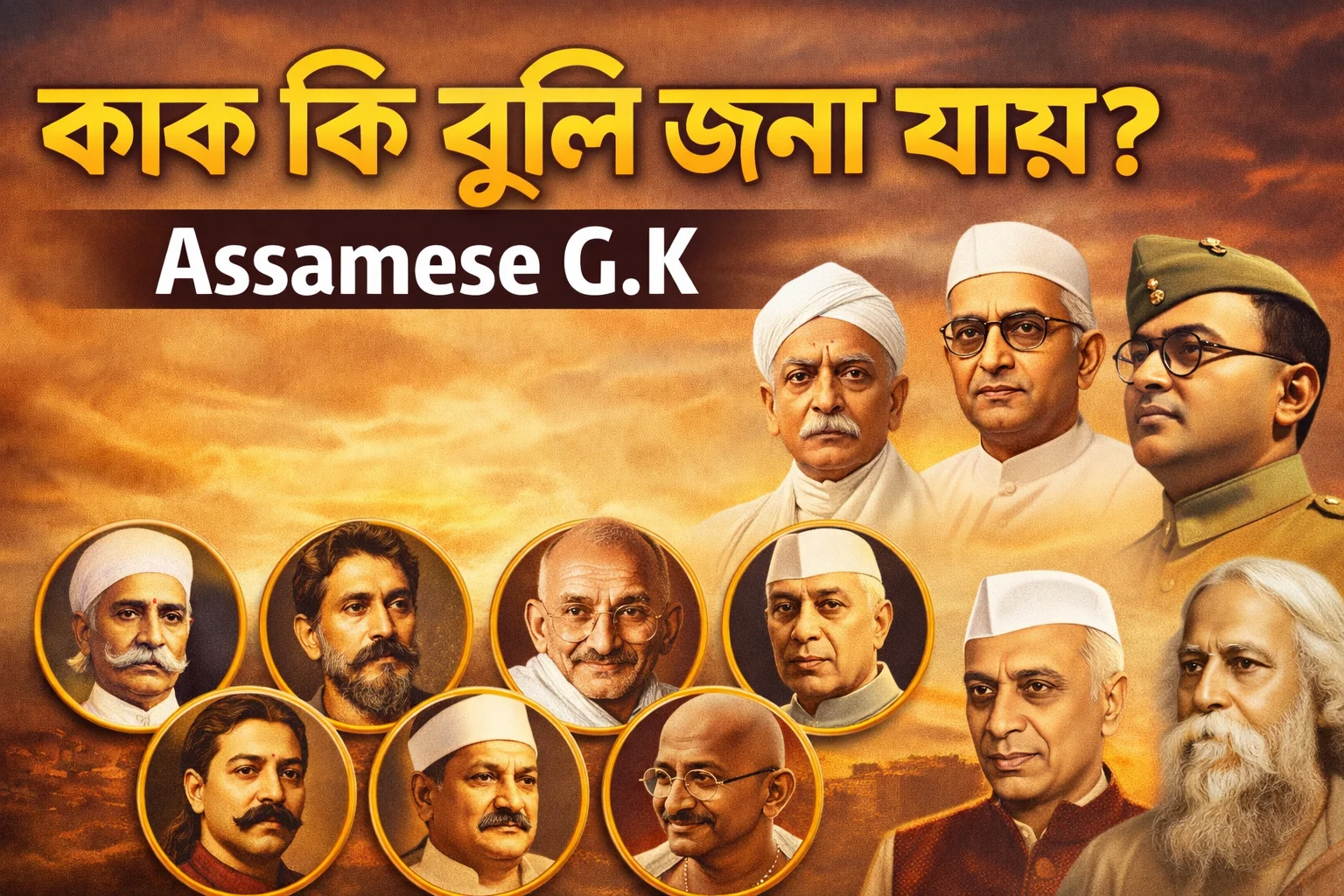 কাক কি বুলি জনা যায়? – Assam & India Notable Personalities Titles | Assam GK